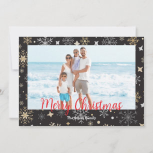 Individuell anpassbare Weihnachtskarte Einladung