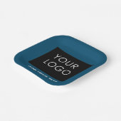 Individuell anpassbare Werbebotschaften Pappteller (Gewinkelt)