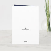 Individuell anpassbare Westiday Card Feiertagskarte (Rückseite)