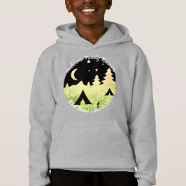Individuell anpassbare Wiedersehen-Camping-Szene Hoodie