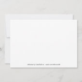 Individuell anpassbare Wiedersehen in der High Sch Einladung (Rückseite)