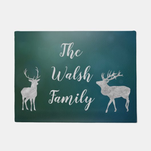 Individuell anpassbare Wildtier-Begrüßungsmatte Fußmatte (Vorderseite)