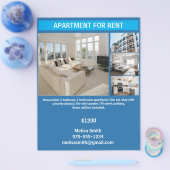 Individuell anpassbare Wohnung zu vermieten Flyer (Einzeln)