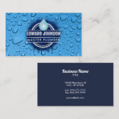 Individuell anpassbare Zahlenkarten Visitenkarte (Vorne/Hinten)