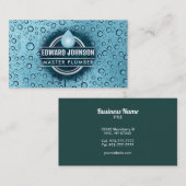 Individuell anpassbare Zahlenkarten Visitenkarte (Vorne/Hinten)