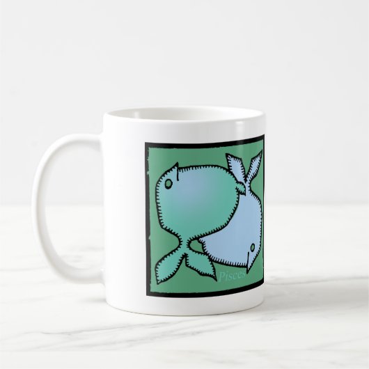 Individuell anpassbare Zodiac-Zeichenpersönlichkei Kaffeetasse (Links)