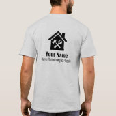 Individuell anpassbare Zuhause-Reparaturen für Han T-Shirt (Rückseite)