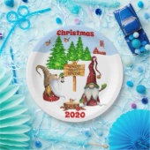 Individuell anpassbare Zuhause Sweet Zuhause Gnome Pappteller (Party)