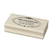 Individuell anpassbarer Adresstext Gummistempel (Stempel)