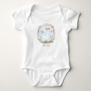 Individuell anpassbarer Baby Alpaca Baby (0-24M) B Baby Strampler