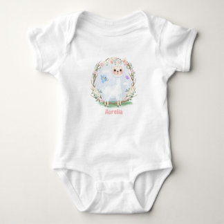 Individuell anpassbarer Baby Alpaca Baby (0-24M) B Baby Strampler