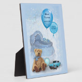 Individuell anpassbarer Baby Boy Fotoplatte (Seite)