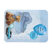Individuell anpassbarer Baby Boy Magnet (Horizontal)
