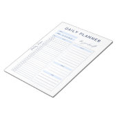 individuell anpassbarer Blue Daily Planer - Top Pr Notizblock (angewinkelt)