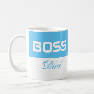 Individuell anpassbarer BOSS-VATER mit humorvollem Kaffeetasse