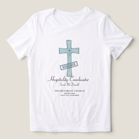 Individuell anpassbarer Christlicher T - Shirt (Design Vorderseite)