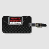 Individuell anpassbarer Cooler Spaß einzigartig Gepäckanhänger (Vorderseite (Horizontal))