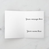 Individuell anpassbarer Cooler Spaß Einzigartiges  Karte (Innenseite)