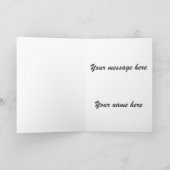 Individuell anpassbarer Cooler Spaß Einzigartiges  Karte (Innenseite)