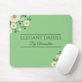 Individuell anpassbarer floral daisy Event Planner Mousepad (Mit Mouse)