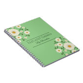 Individuell anpassbarer floral daisy Event Planner Notizblock (Rechte Seite)