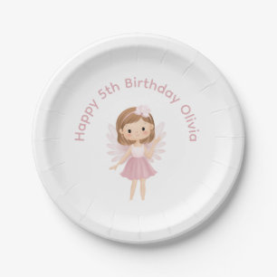 Individuell anpassbarer Geburtstag mit viel Glück Pappteller