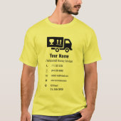 Individuell anpassbarer Lastwagen T-Shirt (Vorderseite)