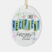 Individuell anpassbarer Leber Empfänger und Gesche Keramik Ornament (Rechts)