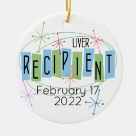 Individuell anpassbarer Leber Empfänger und Gesche Keramik Ornament