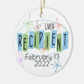 Individuell anpassbarer Leber Empfänger und Gesche Keramik Ornament (Links)