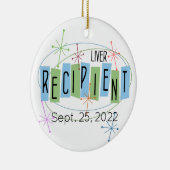 Individuell anpassbarer Leber Empfänger und Gesche Keramik Ornament (Rechts)