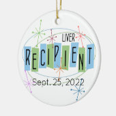 Individuell anpassbarer Leber Empfänger und Gesche Keramik Ornament (Links)