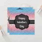 Individuell anpassbarer LGBTQ Transgender-Valentin Karte (Vorderseite/Rückseite Beispiel)