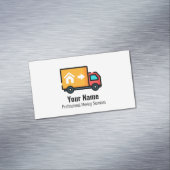 Individuell anpassbarer LKW Magnetische Visitenkarte (Beispiel)