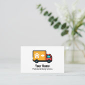 Individuell anpassbarer LKW Visitenkarte (Stehend Vorderseite)