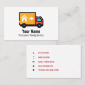 Individuell anpassbarer LKW Visitenkarte (Vorne/Hinten)