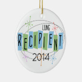 Individuell anpassbarer Lungenempfänger mit benutz Keramik Ornament (Rechts)