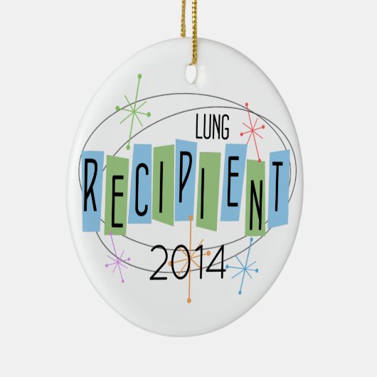 Individuell anpassbarer Lungenempfänger mit benutz Keramik Ornament (Rechts)