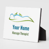 individuell anpassbarer Massagetherapeut Fotoplatte (Seite)