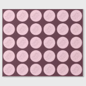 Individuell anpassbarer moderner Text mit Grenzen Geschenkpapier (Flach)