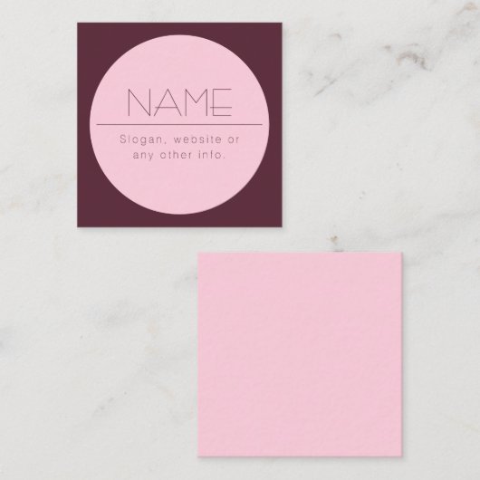 Individuell anpassbarer moderner Text mit Grenzen Mitteilungskarte (Vorne/Hinten)