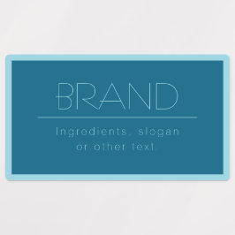 Individuell anpassbarer moderner Text | Ozean und  Etiketten