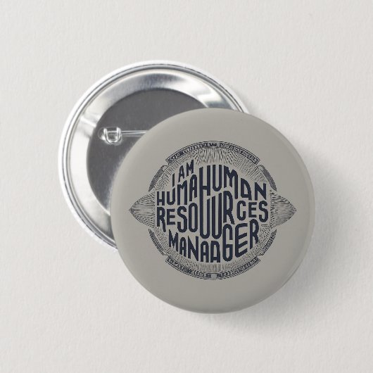 Individuell anpassbarer Personalmanager Button (Vorne & Hinten)
