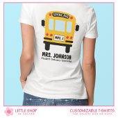 Individuell anpassbarer Schulbusfahrer T-Shirt