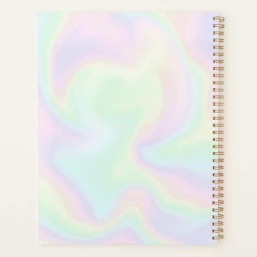 Individuell anpassbarer Script-Holographic Teacher Planer (Rückseite)