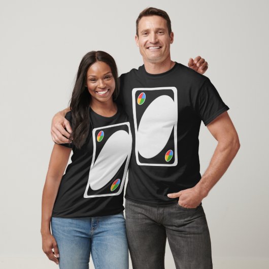 Individuell anpassbarer Uno Card Meme Classic T - T-Shirt (Unisex)