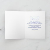 Individuell anpassbarer Vintager Engel-Urlaub Karte (Innenseite)