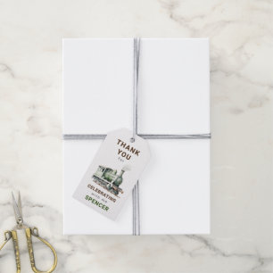 Individuell anpassbarer Zug Geburtstag Vielen Dank Geschenkanhänger