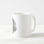 Individuell anpassbares Angstgeflecht Kaffeetasse (VorderseiteRechts)