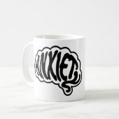 Individuell anpassbares Angstgeflecht Kaffeetasse (Vorderseite Links)